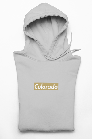 Colorado Box Logo Heavyweight Hoodie - Gray